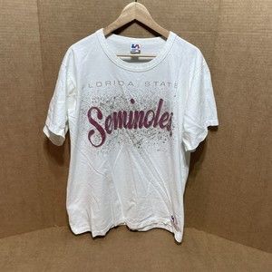 Vintage Florida State Seminols Shirt, XL, Universal Athletics, White, Graphic
